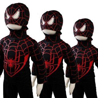 D302 Neu Jungen Spiderman Kostüm Halloween Karneval Partei Kinderkostüm (13(Gr.116 122)): Drogerie & Körperpflege