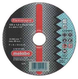 Metabo 616187000 Flexiarapid Inox Trennscheibe, gerade Ausführung, ø 125 x 1 x 22.23 mm: Baumarkt