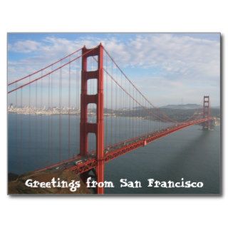 Golden Gate Bridge Postcard