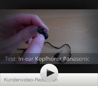 Panasonic RP HJE120E1A In Ear Kopfhörer blau: Elektronik