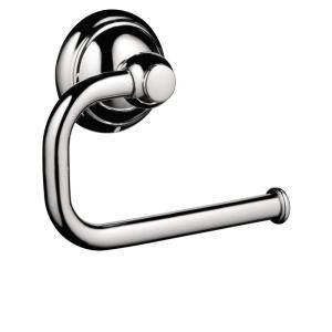 Hansgrohe C Single Post Toilet Paper Holder in Chrome 06093000