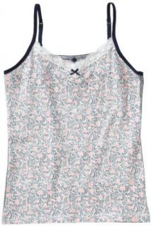 ESPRIT Bodywear Mädchen Unterhemd, All over Druck 073EF5T007/TINY LEAVES, Gr. 152/158, Weiß (100): Bekleidung