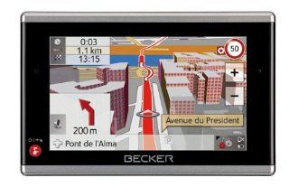 Becker Traffic Assist Pro Z302 LKW Truck Navigationssystem inkl. TMC (10,9 cm (4,3 Zoll) Touchscreen Display, mini USB) schwarz: Navigation & Car HiFi