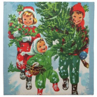 Getting The Christmas Tree Cloth Napkins
