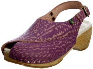 El Naturalista Yggdrasil Wood N165, Damen Clogs & Pantoletten, Violett (Viola), EU 38: Schuhe & Handtaschen