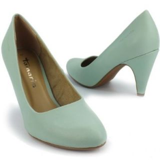 TAMARIS Damen Pumps, klassisch, Stiletto, mint grün pastell, Größe:41: Schuhe & Handtaschen