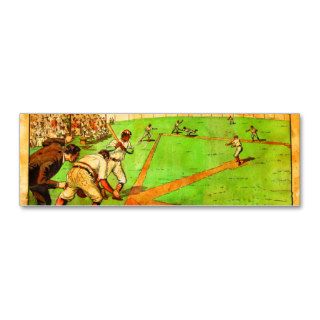 Vintage Retro Cherokee Indian Baseball Club Poster Business Cards