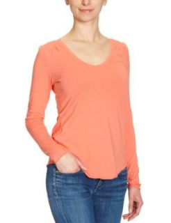 Marc O'Polo Damen T Shirt 201 2119 52233, Gr. 42/44 (XL), Orange (seal coral 293): Bekleidung