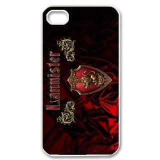 Custom Lannister Cover Case for iPhone 4 WX3426 Cell Phones & Accessories