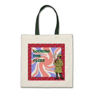 Looking for clues canvas bag
