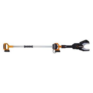 Worx 6 in. 10 ft. 20 Volt MAX Lithium ion Cordless Jaw Chainsaw with Extension Pole WG321