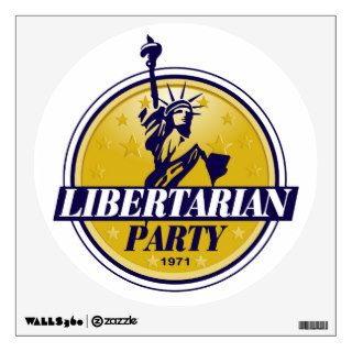 Libertarian Party Logo Politics Wall Stickers