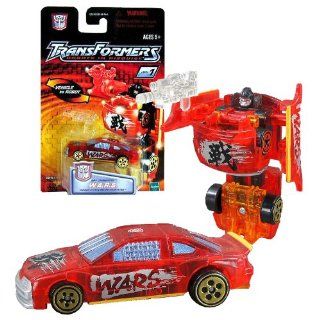 Hasbro Year 2001 Transformers Robots In Disguise Spy Changers Series 3 Inch Tall Robot Action Figure   Autobot W.A.R.S with Machine Gun Blaster (Vehicle Mode: Wicked Attack Recon Sports Car): Toys & Games