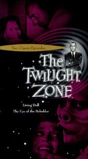 The Twilight Zone: Eye of the Beholder/ Living Doll [VHS]: Rod Serling, Robert McCord, Jay Overholts, Vaughn Taylor, James Turley, Jack Klugman, Burgess Meredith, John Anderson, J. Pat O'Malley, Barney Phillips, George Mitchell, Cyril Delevanti: Movies