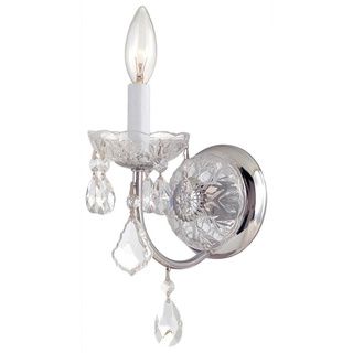 Imperial Chrome/Crystal 1 light Wall Sconce Sconces & Vanities