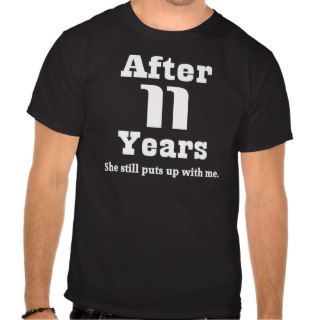 11th Anniversary (Funny) T shirt