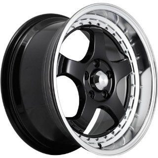 Konig SSM 18 Black Wheel / Rim 5x4.5 with a 15mm Offset and a 73.10 Hub Bore. Partnumber SS08514155: Automotive