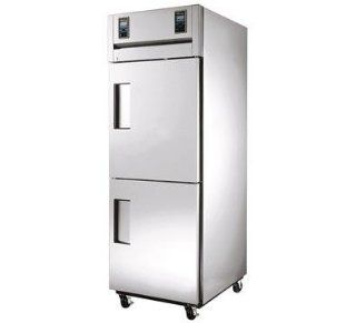 True Refrigeration STA1DT 2HS 27 1/2" Reach In Refrigerator/Freezer   1 Section, 2 Solid Half Doors 115v, Each: Appliances