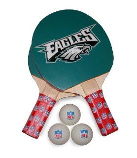 NFL Philadelphia Eagles Table Tennis Racket And Ball Set : Sports & Outdoors