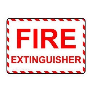 Fire Extinguisher Sign NHE 6830 Fire Safety / Equipment : Business And Store Signs : Office Products