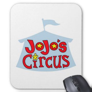 Jojo's Circus Tent Design logo Disney Mousepads