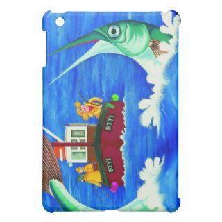 Betty Goes Sea Fishing iPad Mini Cover