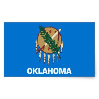 Oklahoma State Flag Sticker