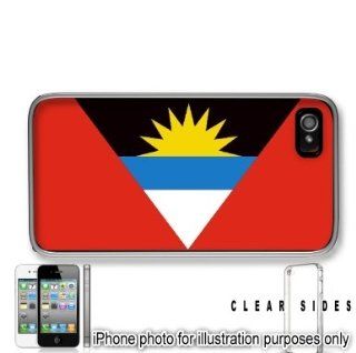 Antigua Flag Apple iPhone 4 4S Case Cover Clear on Sides: Everything Else