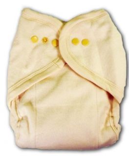 EcoBaby Grow With Me One Size Cloth Diaper (Natural): Clothing