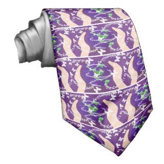 Hands around the World Necktie