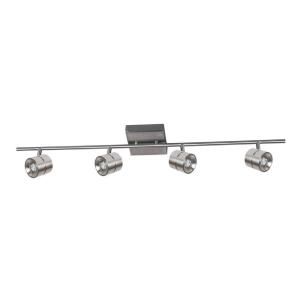 Aspects Core 4 Light Satin Nickel Dimmable Ceiling Fixed Track Light CRRF4200LEDSN3K