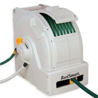 No Crank RS10001 Classic 100 Foot Water Powered Retractable Garden Hose Reel (Discontinued by Manufacturer) : Patio, Lawn & Garden