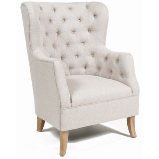 Classic Home Akash Cotton Club Chair 5300609 Color: Light Cream