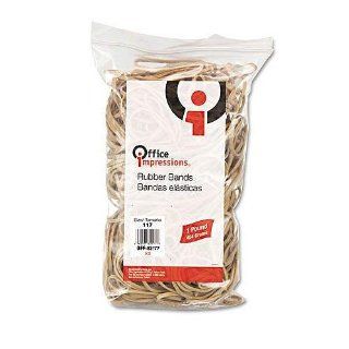 Office Impressions   Rubber Bands, #117, 1lb   210 Count   CASE PACK OF 2 : Office Products