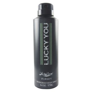 Mens Lucky You By Lucky Aero Body Spray   6.0 oz