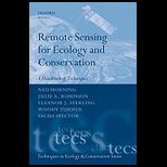 Remote Sensing for Ecology and Conservation: A Handbook of Techniques