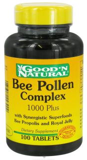 Good N Natural   Bee Pollen Complex 1000 Plus   100 Tablets