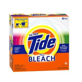 Tide Ultra with Bleach Alternative Original Scent Powder, 63 Loads, 114 Ounce: Health & Personal Care