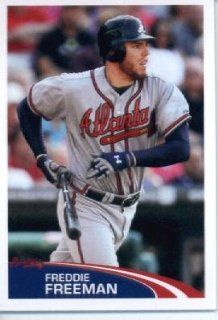 2012 Topps Baseball MLB Sticker #131 Freddie Freeman Atlanta Braves: Sports Collectibles