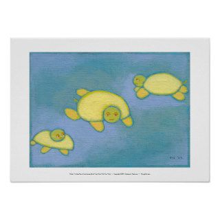 Titled:  Turtles Have Trust Issues   fun art stuff Posters