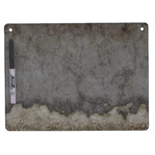 Look of Rusty Gray Metal Dry Erase Board