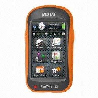 Holux FunTrek 132 Multi Functional Handheld GPS (IPX6 Waterproof, Hi resolution 3.0'' WQVGA, 15 hours battery runtime): GPS & Navigation