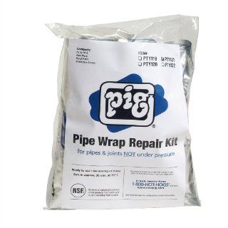 New Pig PTY121 8 Piece Pipe Wrap Repair Kit, For 4 1/2"   6" Diameter Non Pressurized Pipes and Joints: Epoxy Adhesives: Industrial & Scientific