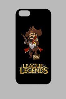 iphone 5 case with Gangplank league of legends black design, iphone 5 carrying case: Cell Phones & Accessories