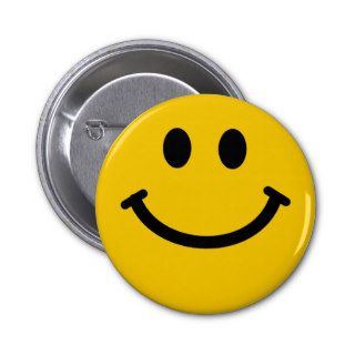 Smiley badge button