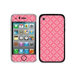Graphics and More Protective Skin Sticker Case for iPhone 3G 3GS   Non Retail Packaging   Pink Flower Elegance: Cell Phones & Accessories