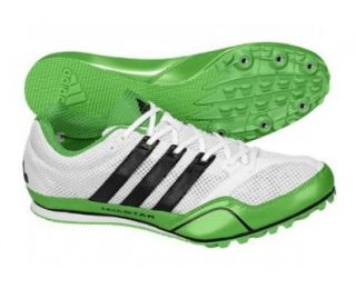 ADIDAS Techstar Allround 2 Track Spikes, White/Green/Black, US11: Shoes