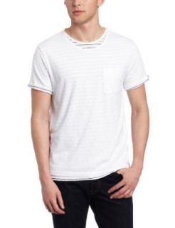 Calvin Klein Jeans Men's Short Sleeve Double Layer Stripe Knit Tee at  Mens Clothing store: Fashion T Shirts