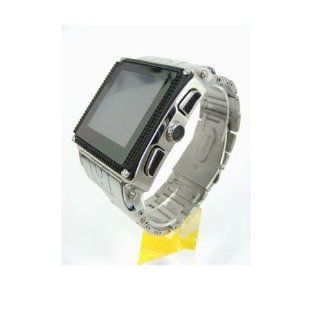 Waterproof Watch Mobile Phone W818 Unlocked GSM Quad Band Mp3/4  sliver: Cell Phones & Accessories