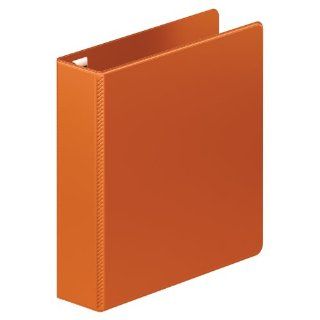 Wilson Jones Ultra Duty D Ring Binder with Extra Durable Hinge, 2 Inch, Dark Orange (W876 44 159) : Office D Ring And Heavy Duty Binders : Office Products
